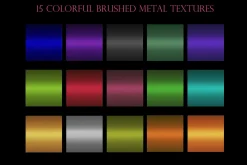 Metallic textures bundle