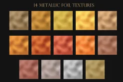 Metallic textures bundle