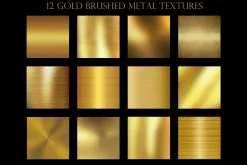 Metallic textures bundle
