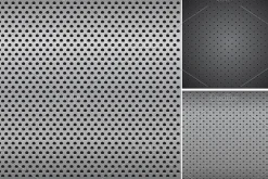 Metallic dark textures with holes.