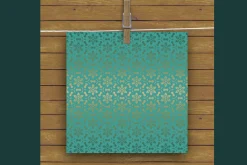 Metallic Teal digital paper