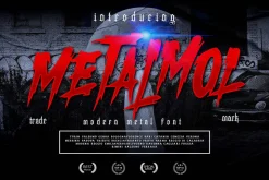 METALMOL Modern Blackletter
