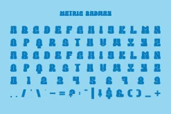 Metric Badway - Retro Font