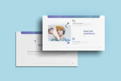 Metro Pitch deck Powerpoint Template