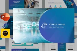 Metro Pitch deck Powerpoint Template