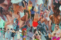Miami Beach Collage Elements