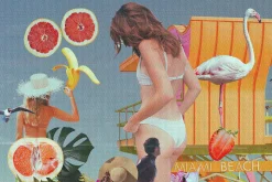 Miami Beach Collage Elements