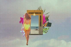 Miami Beach Collage Elements