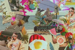Miami Beach Collage Elements