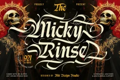Micky Rinse Typeface