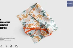 Microfiber Cleaning Cloths Mockup
