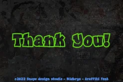 Midbrys - Graffiti Font