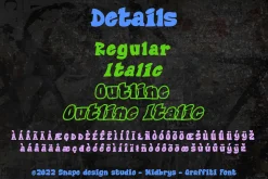 Midbrys - Graffiti Font