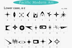 Mid-Century Modern Ornaments Font