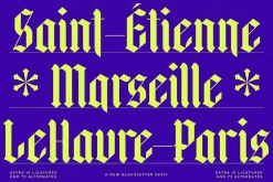 Midnights Kings Blackletter Serif