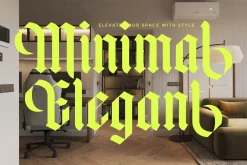 Midnights Kings Blackletter Serif