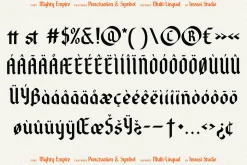Mighty Empire - Modern Blackletter