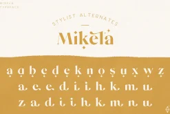 Mikela - Gorgeous Typefaces
