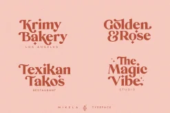 Mikela - Gorgeous Typefaces
