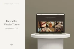 Miles Squarespace 7.1 Website Theme