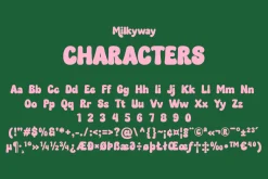 Milkyway - Bubbly Bold Typeface