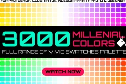 3000 millenial color swatches set
