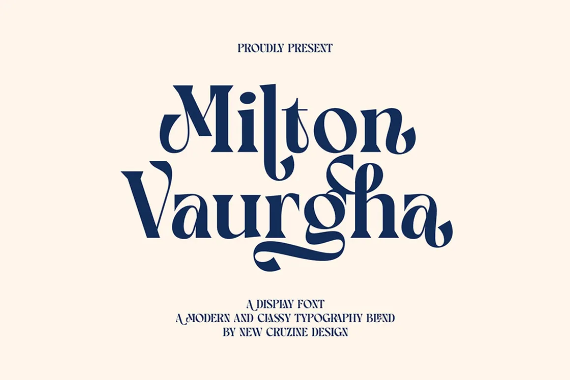 Milton Vaurgha Retro Serif