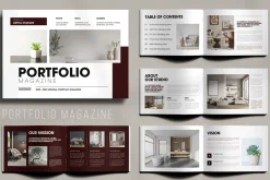 Minimal Portfolio Magazine Template