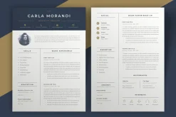Minimal Resume Template | Carla