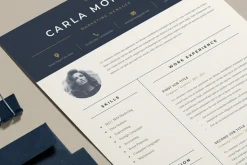 Minimal Resume Template | Carla