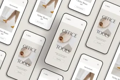Minimal Website Mockup Scene Creator