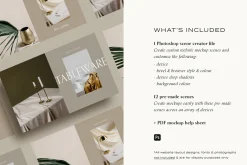 Minimal Website Mockup Scene Creator