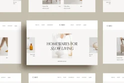 Minimal Website Mockup Scene Creator