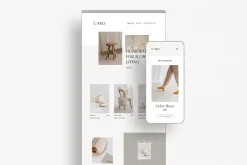 Minimal Website Mockup Scene Creator