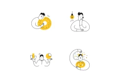 42 Minimal Business Illustrations