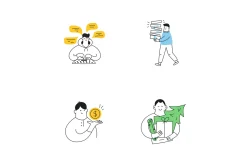 42 Minimal Business Illustrations