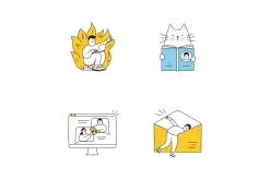 42 Minimal Business Illustrations