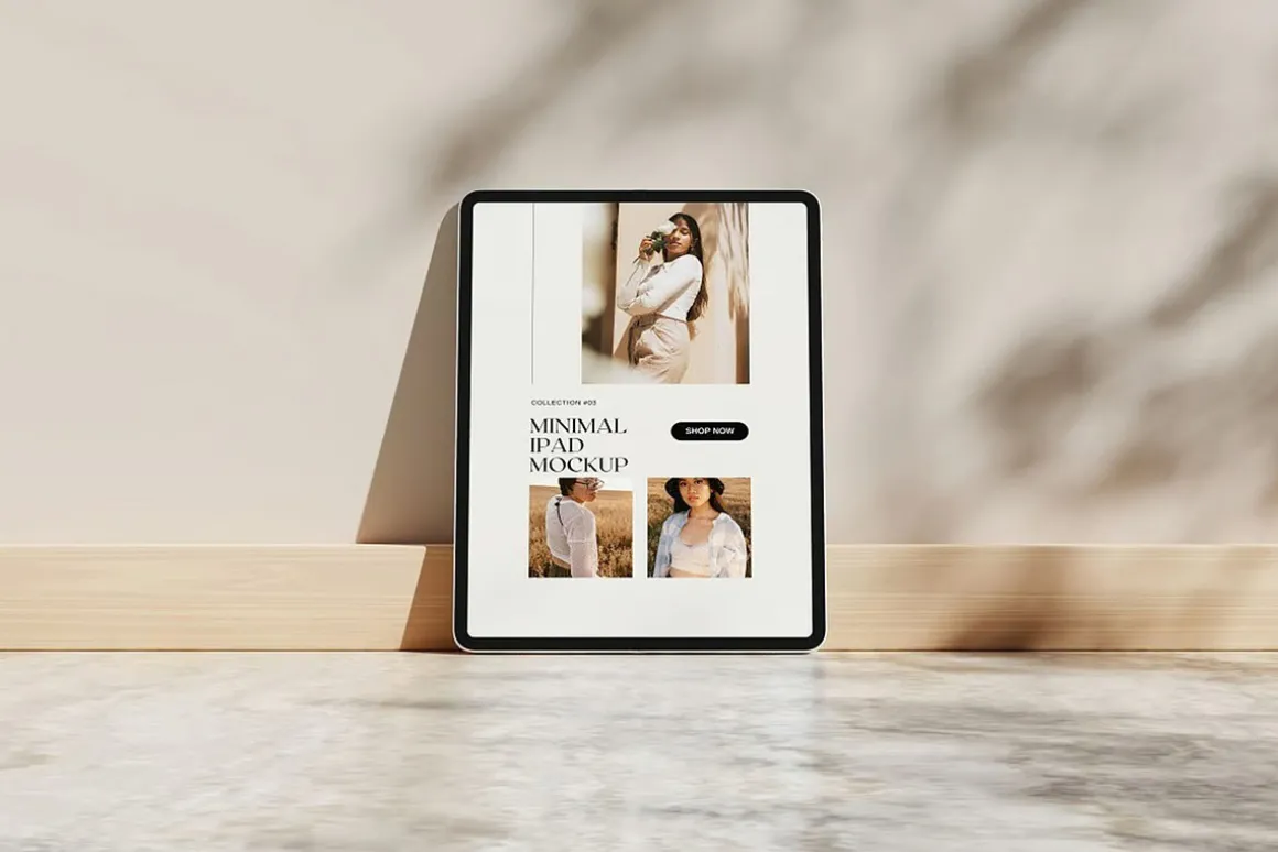 Minimal iPad Mockup