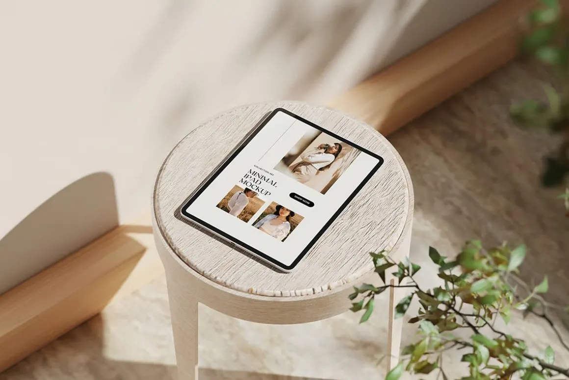 Minimal iPad Mockup