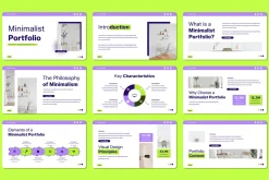 Minimalist Portfolio - PowerPoint