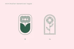 Minimalist Botanical Logos