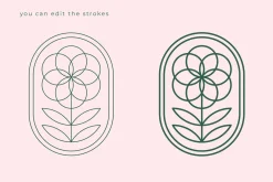 Minimalist Botanical Logos