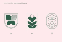Minimalist Botanical Logos