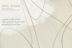 Minimalist Pencil Line & Backgrounds