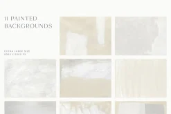 Minimalist Pencil Line & Backgrounds