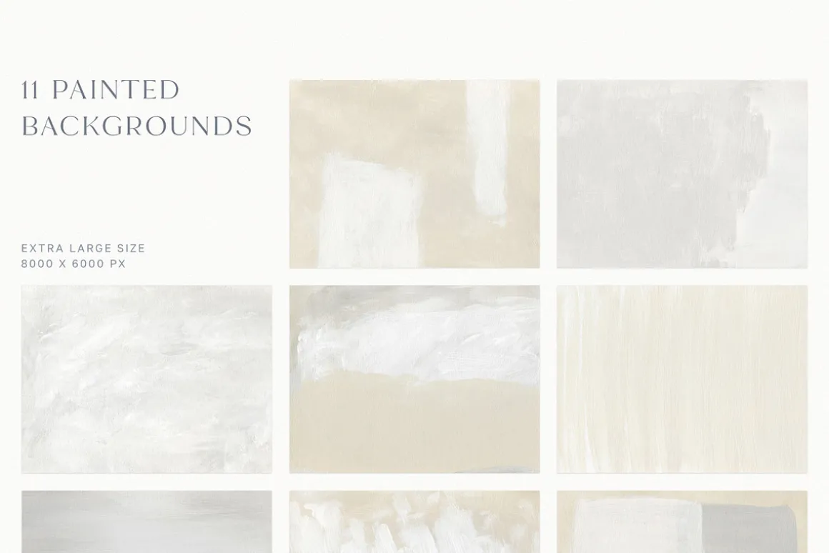 Minimalist Pencil Line & Backgrounds