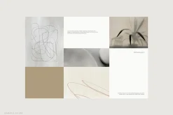 Minimalist Pencil Line & Backgrounds