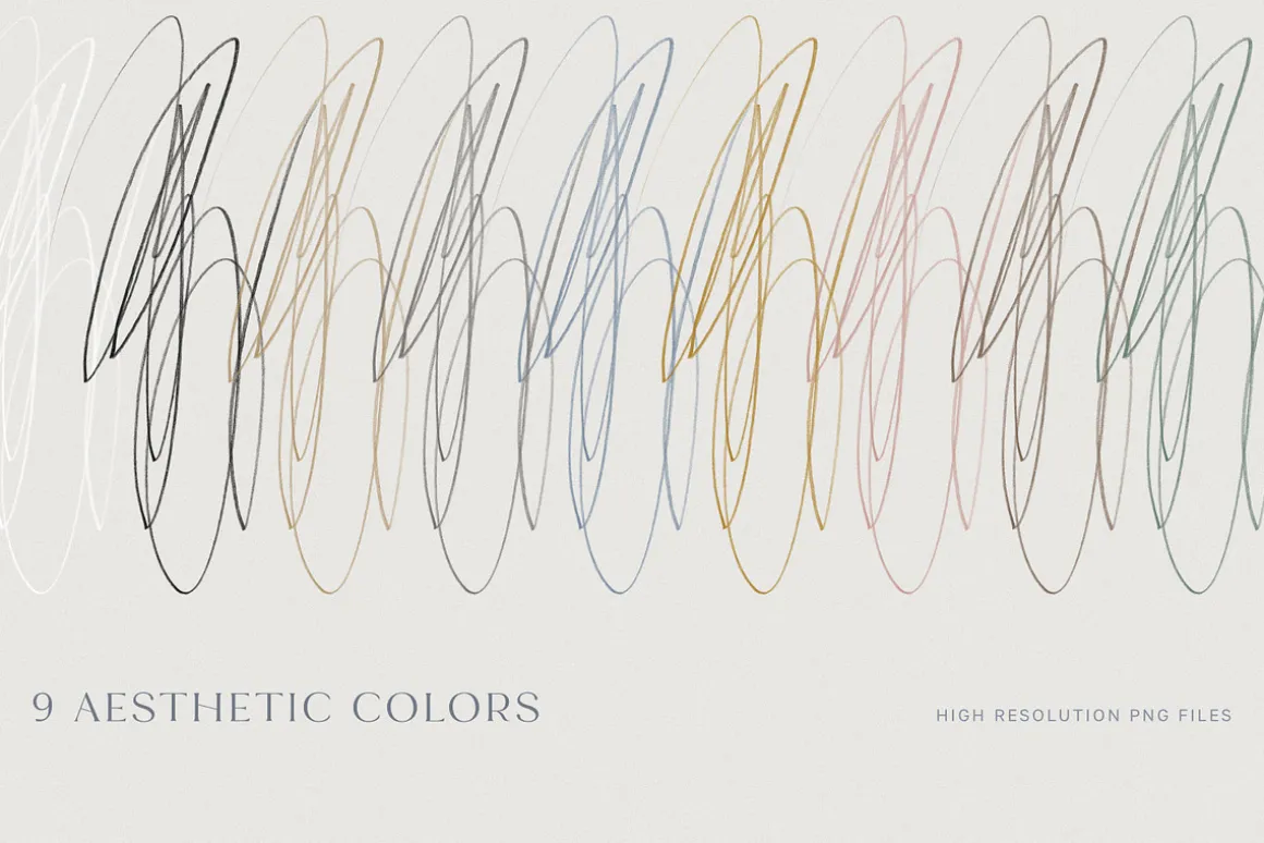 Minimalist Pencil Line & Backgrounds