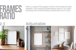 24 Minimalist Poster Mockup Bundle