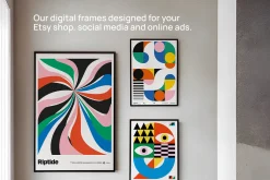 24 Minimalist Poster Mockup Bundle